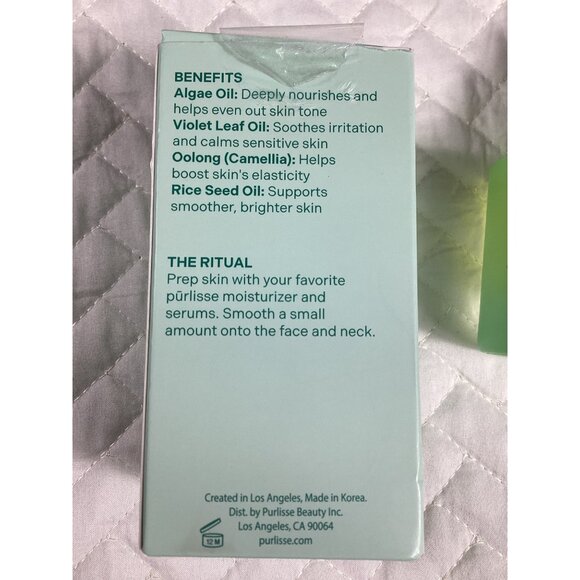 Purlisse Glow Revival Facial Oil  Algae & Violet Leaf Oils Elasticity 1 fl. oz. - Picture 3 of 5